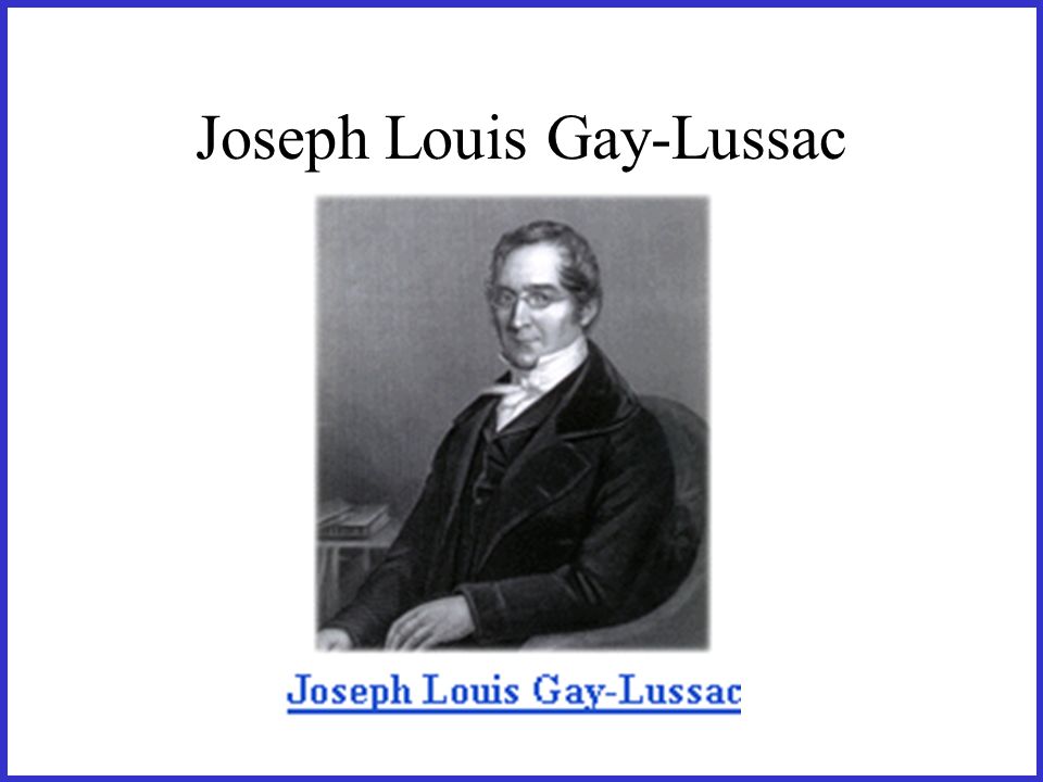 Gay-Lussac's law